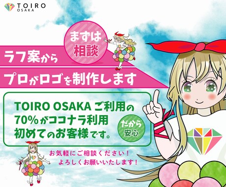 お客様のロゴをラフ案から作成致します デザイナーが複数人でお客様の会社設立をデザインでお手伝い イメージ1