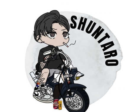 アイコンイラスト承っております バイクや車ともご一緒にアイコンイラストお描きします！ イメージ1
