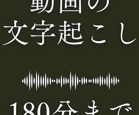 動画・音声の文字起こし承ります イメージ1