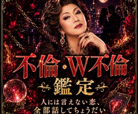 不倫・W不倫誰にも言えないその恋の未来を霊視します あなたのお悩み霊視で明かします イメージ1