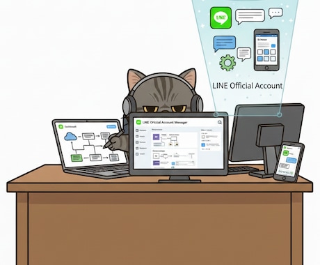 LINE公式アカウントを構築します 理想のLINEを構築し、ビジネスを加速しませんか？ イメージ1