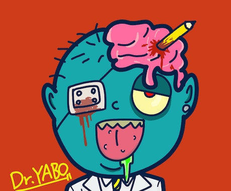 中毒性MAXゆるくて狂ったデフォルメキャラ描きます 普通のアイコンでは埋もれる、そんな悩みを解決する“個性全開” イメージ2