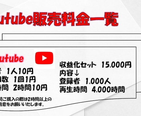 Youtubeチャンネル登録者を販売いたします 最小150人～最大5000人まで対応可能！ イメージ1