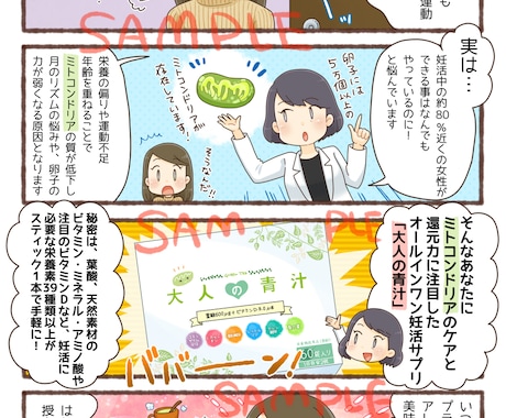 商品紹介、広告マンガ作成いたします WEB用や、商品販促等に、カラフルで可愛い漫画を描きます！ イメージ2