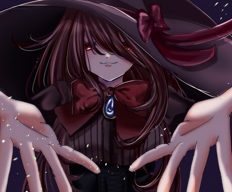 様々な雰囲気の一枚絵を提供します ふわふわ、可愛い系から暗め、ダークなもの、全てお描きします！ イメージ2