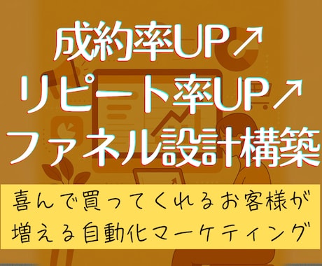 顧客心理に沿った売上アップのファネル設計をします 3段階の心理変化を捉えた独自設計で成約率UP・リピート率向上 イメージ1