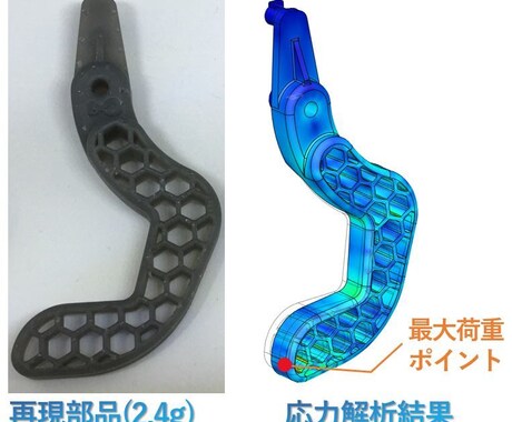 機械部品の強度、解析します 強度の必要な部品、解析をしてみませんか。 イメージ2