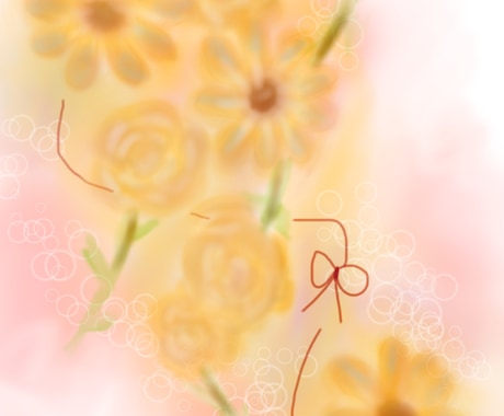絵本風のイラスト＊お客さまによりそって描きます お客さまのイメージを優しくあたたかいイラストにします*ﾟ イメージ2