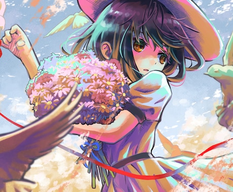 異世界ファンタジーイラストを作成します オリジナルMVイラストや小説の表紙、観賞用に イメージ1