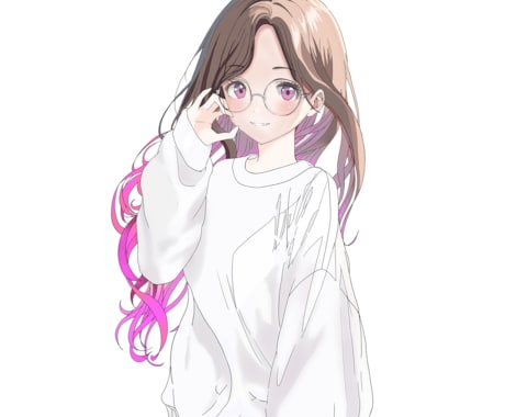 毛束が命！【髪型２パターン】イラスト描きます 美しい髪にこだわりたい！理想のヘアスタイルをイラストで再現♪ イメージ2
