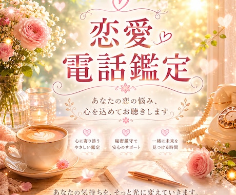 恋愛の悩み・経験豊富な私が話しを徹底的に聞きます 秘密厳守で安心のサポート・心に寄り添うやさしい鑑定で応援 イメージ1