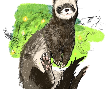 大切なペットを、温もりのあるイラストでお描きします 犬・猫・鳥・爬虫類など幅広く対応します。 イメージ2
