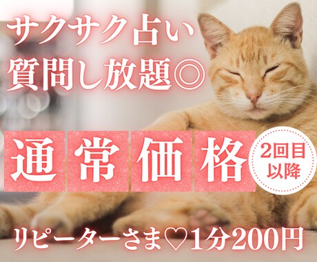 恋愛も、仕事も、お金も。モヤモヤをそっと整理します 【2回目以降の通常メニュー】状況に寄り添って見ていきます イメージ1