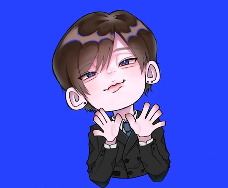 SNSで使用できるアイコンイラストをお描きします 自分だけの個性があふれるアイコンを設定しよう^^ イメージ2