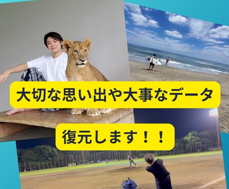 SDカードやUSBなどの大切なデータを復元します 【データ復旧率が30%未満の場合は返金いたします】 イメージ1