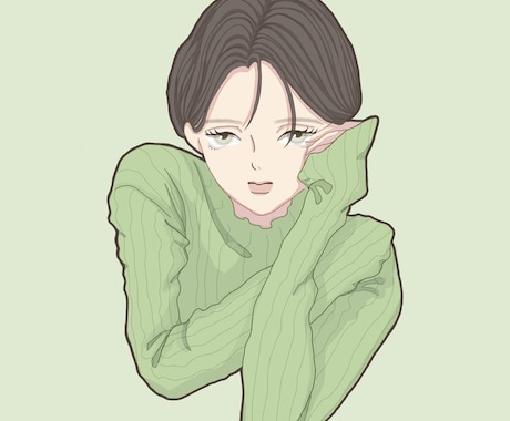 大人かわいい♡イラスト/アイコン作成します 心を込めて作成 お気軽にご相談ください♪ イメージ1