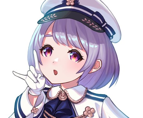 パッと明るいアニメ風⭐︎イラスト描きます くっきりかわいい目立つアイコンに！ イメージ1