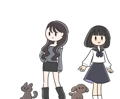 暖かくおしゃれなタッチのイラストを作成します 商用化！SNSでの活用やプレゼント、オリジナルグッズなどに イメージ2