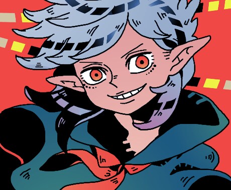 ポップなイラスト描きます ★デフォルメ強めの個性的なアイコンや待ち受け★ イメージ1
