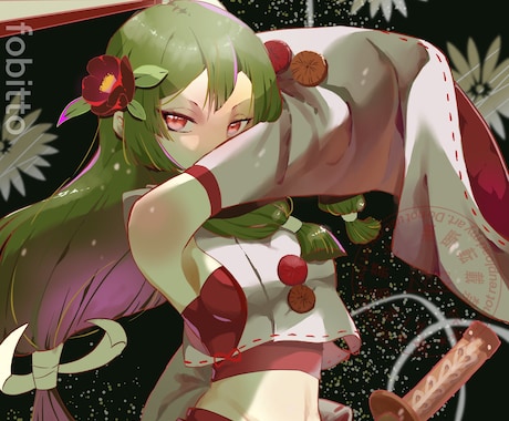 MVやTRPG立ち絵キャラデザできます １枚絵や立ち絵が得意で魅力的な１点物をご提案！ イメージ2