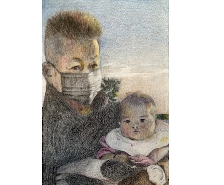 感謝の気持ちが伝わる残る似顔絵！描きます ！！⇒贈り物、記念、アイコン、推しとの空想映像にも イメージ2