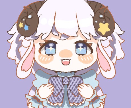 かわいいミニキャライラスト制作します 商用利用可‼️SNSアイコンや、グッズ用イラストなどに…！ イメージ2