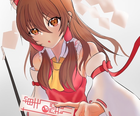 アニメ系イラスト、ロゴアイコン背景美術制作します ロゴやゲーム用背景が必要な方へ イメージ1