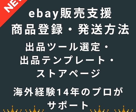 ebay販売支援・出品最適化・運用アドバイスします 14年の経験と40社以上のebay販売支援実績を活かします イメージ1