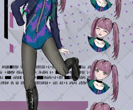 格安で高クオリティな立ち絵描きます ゲーム、動画配信、サムネ用、アイコンなどに イメージ2