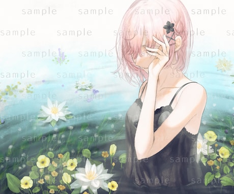 あなただけの世界観でイラストお描きします ／アンニュイ／ダーク／耽美／退廃的／儚い イメージ2
