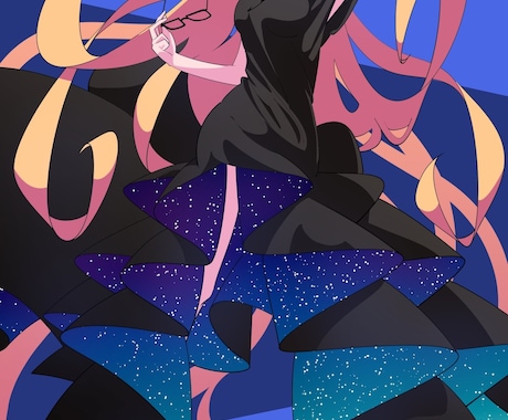 イラスト制作します アイコン、ヘッダー、サムネ、全身絵等 イメージ1