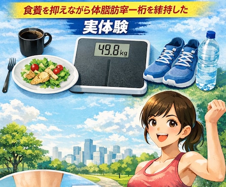 ダイエット挫折続きのつらい気持ちに寄り添います 3年半体型維持のプロが貴方のダイエットの悩みを解消します！ イメージ2