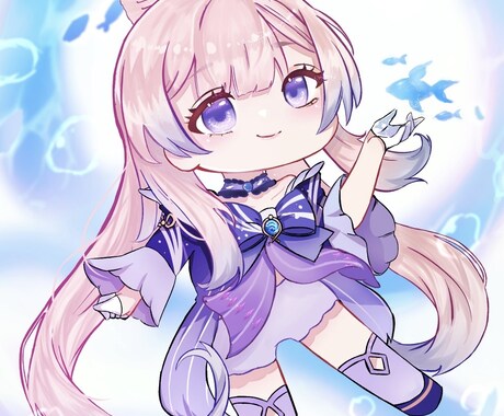 可愛いミニキャラ描きます SNSアイコン等お描きします！ イメージ2