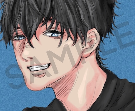 アニメ風イラストや似顔絵も承ります お好みのテイストに合わせた絵をお描きします イメージ2