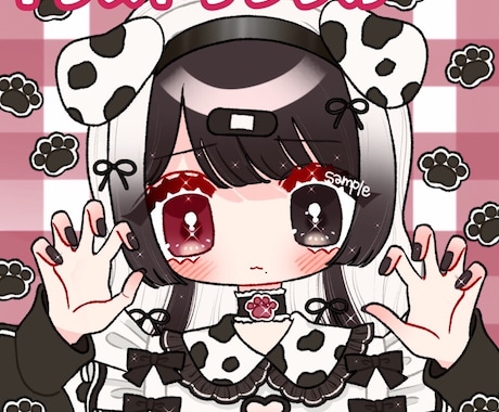 キラキラ可愛いミニキャライラストをお描きします 【SNSアイコン】キラキラ可愛いミニキャライラスト描きます！ イメージ2