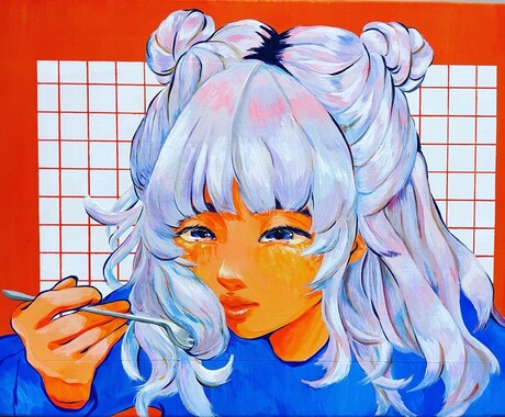 印象的な1枚絵を描きます アナログ、デジタルのイラストを描きます。 イメージ2