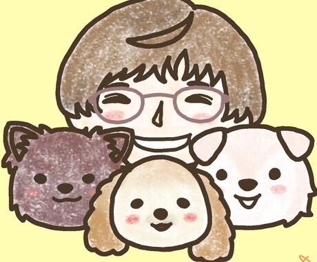 ゆるっと可愛い似顔絵を描きます お子さんや家族の似顔絵を描きます。 イメージ2