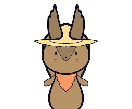 シンプルな動物イラストを描いてます 要望にできるだけ近ずけるよう頑張ります イメージ1