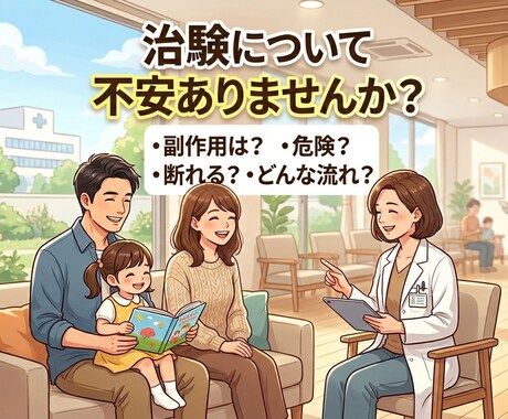 治験って危険？参加前の不安を経験者が整理します 治験参加前の不安を整理します。 イメージ2