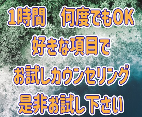1時間チャットでカウンセリングお試し出来ます 自信が無い/愛されたい/不安/子育て介護イライラ/改善できる イメージ2