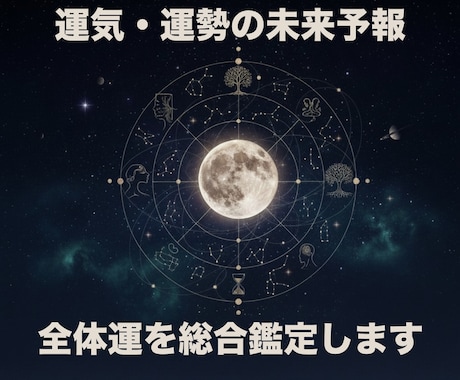 運気・運勢の未来予報。全体運を総合鑑定します 考えすぎて苦しくなっている方へ。一人で抱え込まないでください イメージ1