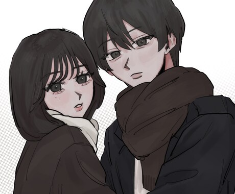 イラスト風似顔絵描きます キラキラかわいい！アニメイラスト風の似顔絵お描きします！ イメージ2