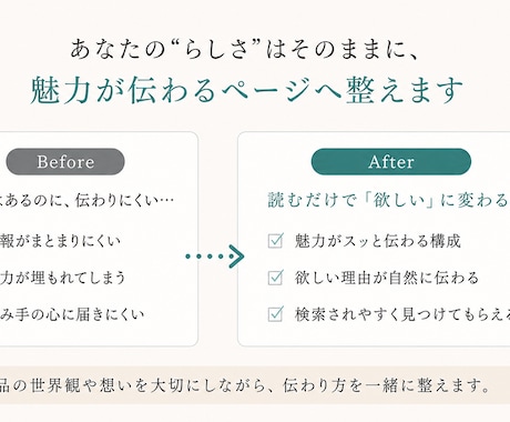 ハンドメイド販売説明文の相談・加筆します あなたらしさ残したまま整えます イメージ2