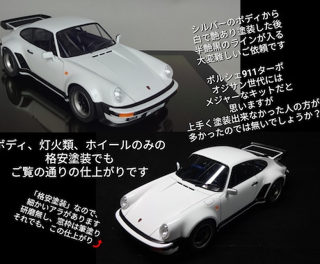 プラモデルの製作代行致します 製作代行業者様に納品してきた品質でお