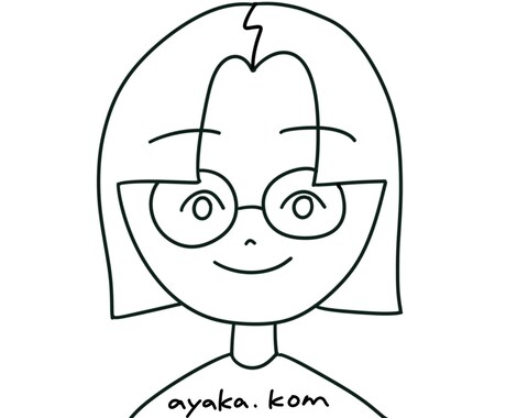 似顔絵でSNS用アイコン作ります ご本人を「かすってる」ゆる～い似顔絵 イメージ2