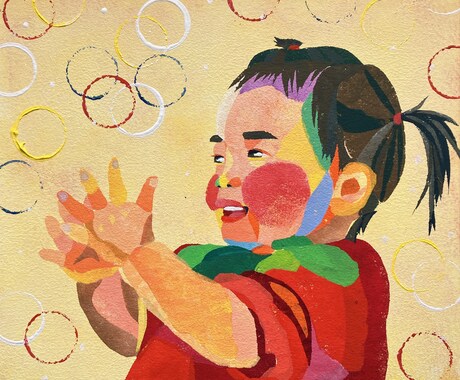 素敵な笑顔描きます 感謝したい人への贈り物や結婚式など大切な場にぜひ送りませんか イメージ2