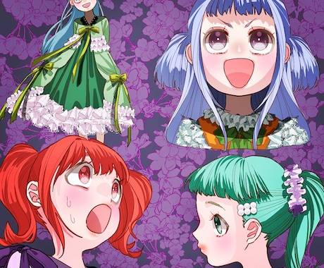 アイコン・ヘッダー・漫画等お描きします 漫画、線画、カラーお任せください。 イメージ2