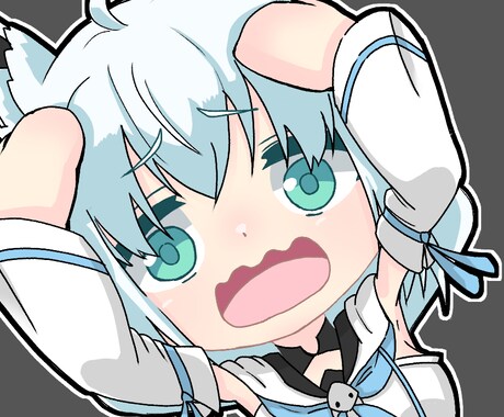 登録者1万5千人youtuberがアイコン描きます vtuber様の手描き絵師がミニキャラ作成します! イメージ1