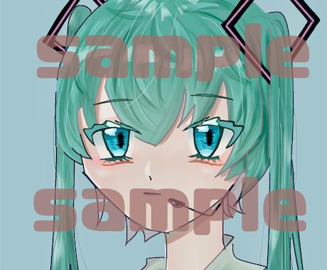 簡易SNSアイコン描きます 地雷系やかわいいなど様々なアイコンᐡ ̳ᴗ  ̫ ᴗ ̳ᐡ♡ イメージ1
