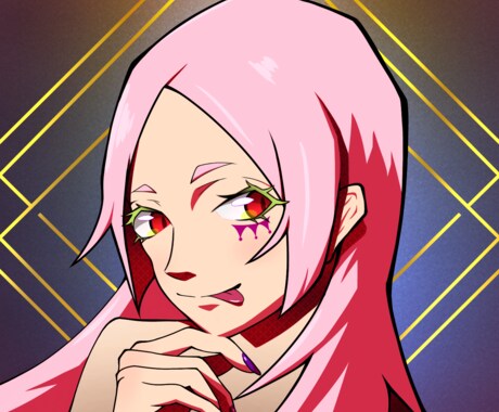 かっこいいアイコン、イラストを描きます アイコン、サムネ、ヘッダー、一枚絵など。 イメージ2